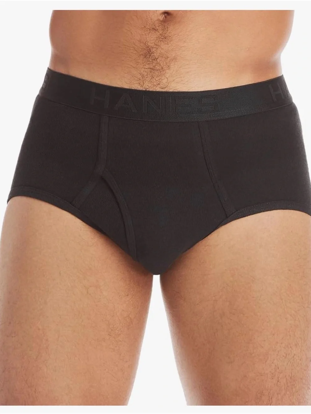 Hanes Men's Briefs Pack in Black & Gray -  T2
